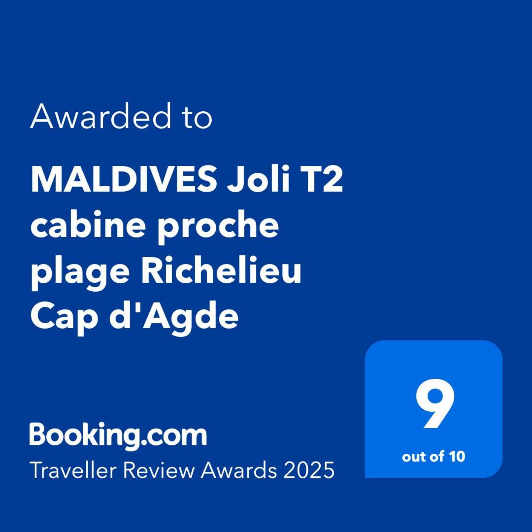 Maldives Joli T2 Cabine Proche Plage Richelieu Cap D'آجد المظهر الخارجي الصورة